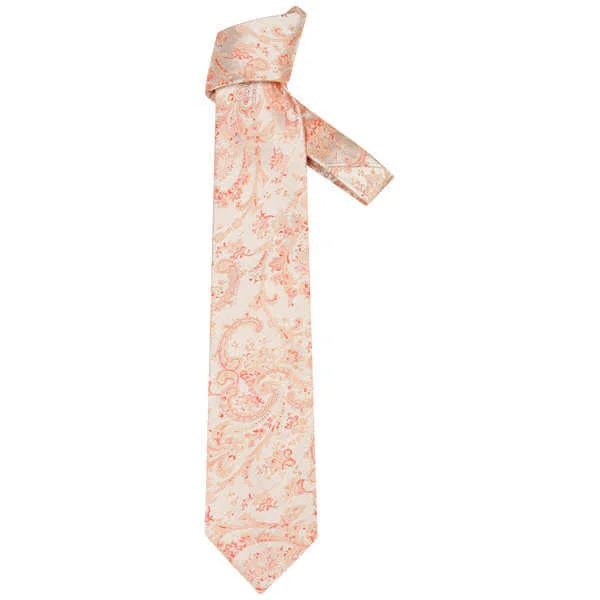 Hugo Boss Men's Tie Bt93 11095 - Apricot Afbeelding 1