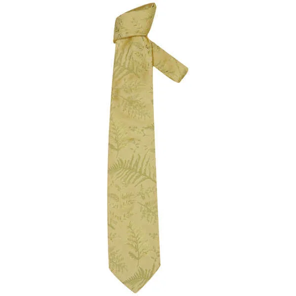Hugo Boss Men's Tie Bt93 11071 - Yellow Afbeelding 1