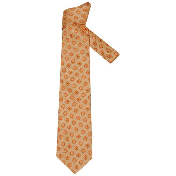 Hugo Boss Men's Tie Bt93 12069 - Orange Afbeelding 1