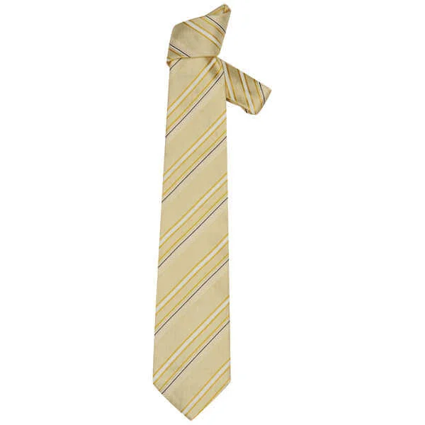 Hugo Boss Men's Tie Bt93 11007 - Yellow Afbeelding 1