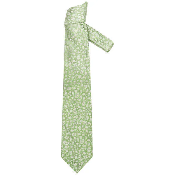 Hugo Boss Men's Tie Bt93 11093 - Light Green Afbeelding 1