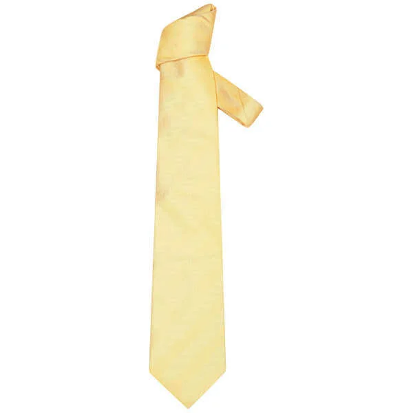 Hugo Boss Men's Tie Bt93 11018 - Yellow Afbeelding 1