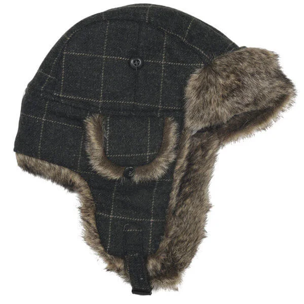 French Connection Men's Fur Canal Hat - One size - Brown Afbeelding 1