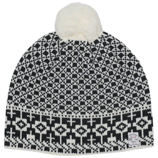 French Connection Mitten Man Hat - One size - Black/White Afbeelding 1