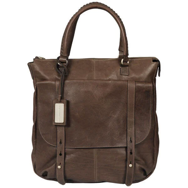 French Connection Women's Saddle Shoulder Bag - Dark Flax Afbeelding 1