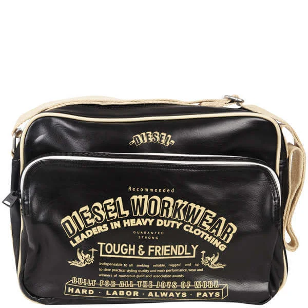 Diesel Happy Days Messenger Bag - Black -Marzipan Afbeelding 1
