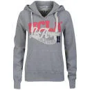 UCLA Women's Moreno Applique Hooded Sweatshirt - Grey Marl - S - Grijs Afbeelding 1