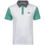 Dunlop Greenflash Men's Boyd Contrast Polo - White - S - Wit Afbeelding 1