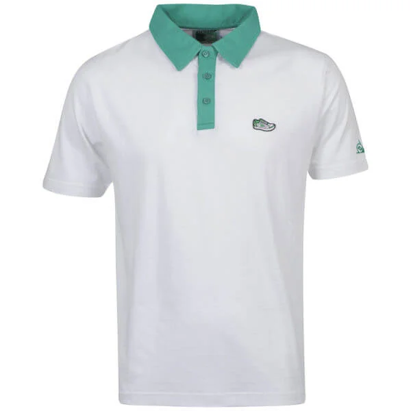 Dunlop Greenflash Men's John Basic Polo - White - S - Wit Afbeelding 1