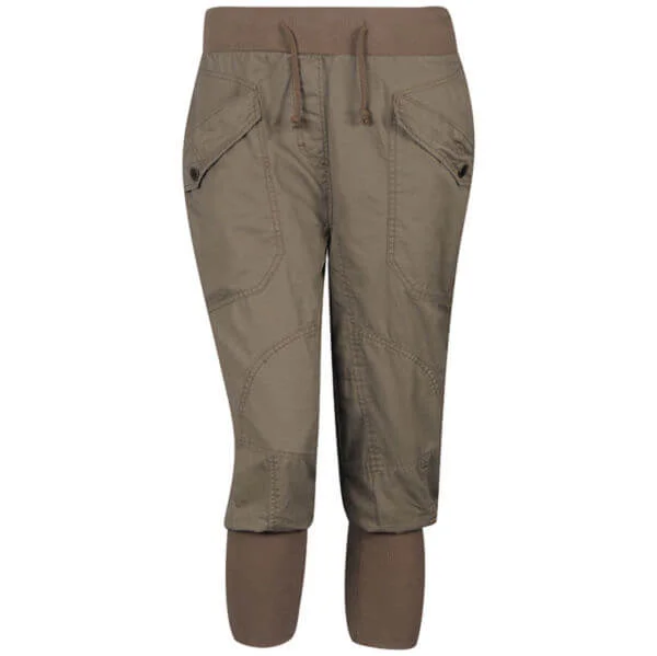 Firetrap Women's Sandhurst Cuffed Cargo - Olive - 26 reg Afbeelding 1