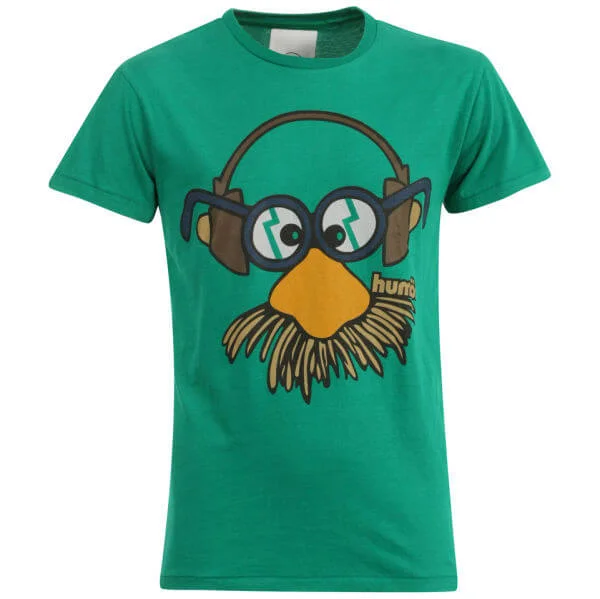 Humor Men's Jakato Face Print T-Shirt - Green - S - Groen Afbeelding 1