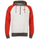 Nike AW77 Half-Zip Men's Hoody - White/Red - XS - White/Red Afbeelding 1