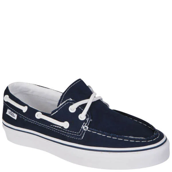 Vans Zapato Del Barco Canvas Deck Shoe - Navy/True White - 3 - Navy/True White Afbeelding 1
