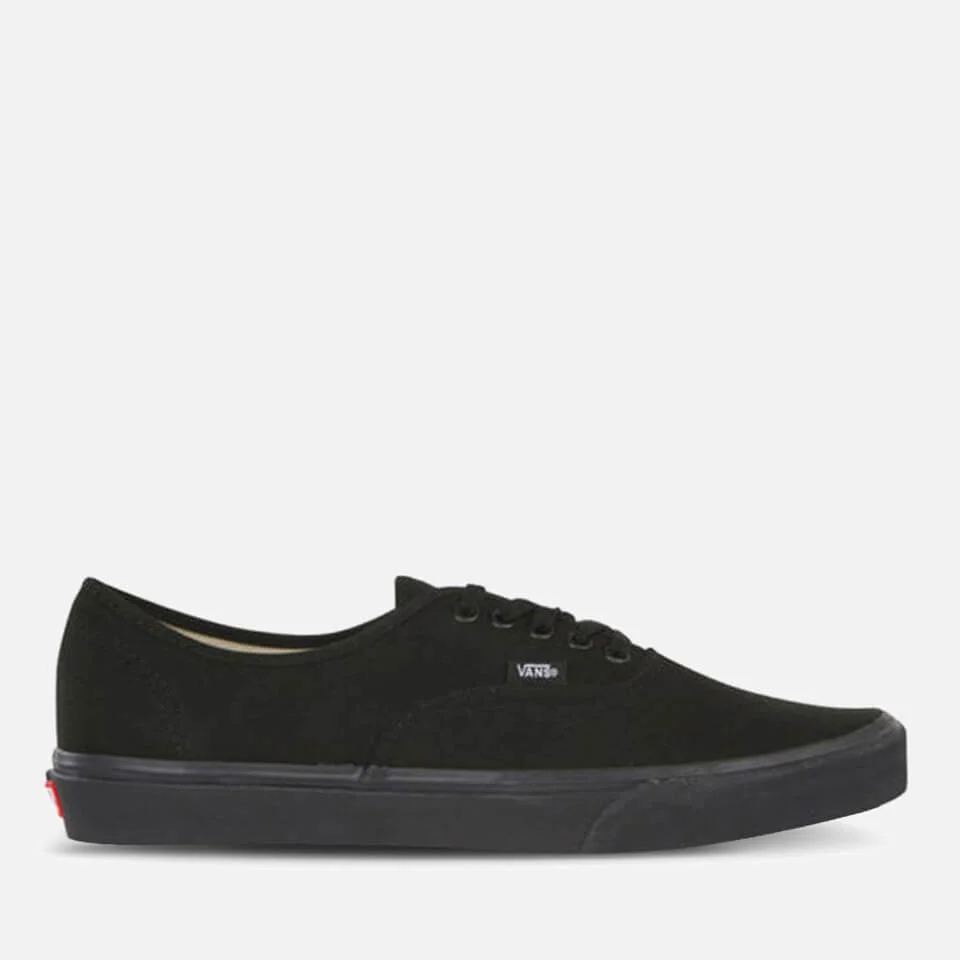 Vans Authentic Trainers - Black/Black - UK 3 Afbeelding 1
