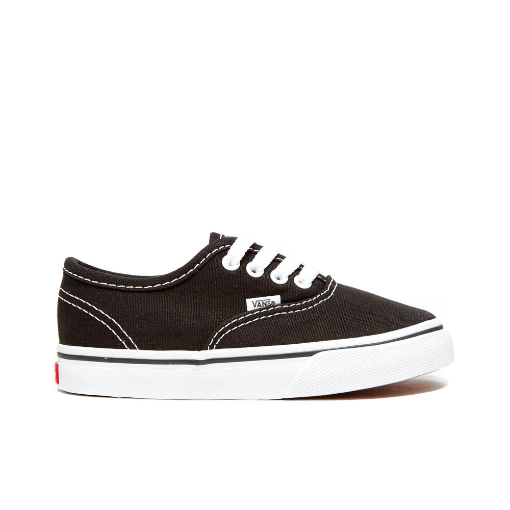 Vans Toddlers' Authentic Trainers - Black - UK 4 Toddler - Zwart Afbeelding 1