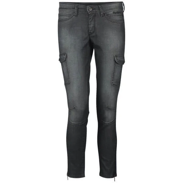 Pepe Women's Amazon Skinny Combat Jeans - Indigo - 26 - Denim Afbeelding 1