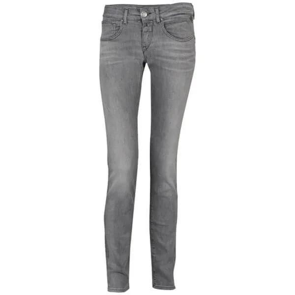 REPLAY Women's Radixes Skinny Jeans - Grey Wash - 26/30 - Grijs Afbeelding 1