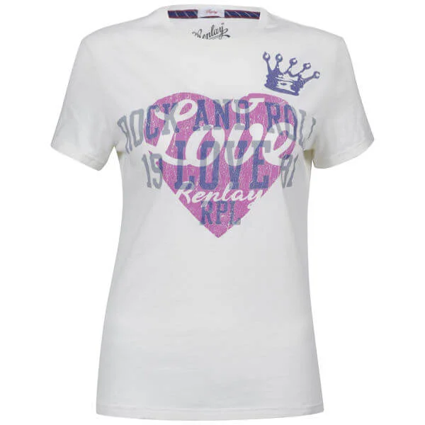 REPLAY Women's Logo Print T-Shirt - ? - S Afbeelding 1