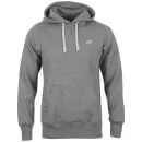 Nike Men's Hooded Sweatshirt - Charcoal - S - Charcoal Afbeelding 1