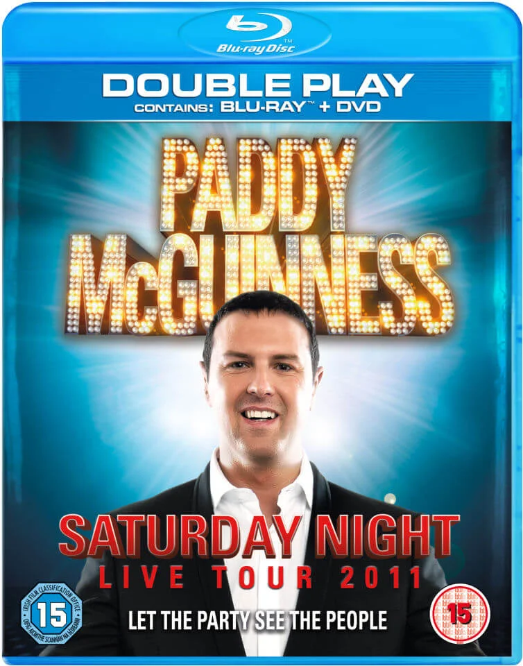 Paddy McGuinness: Saturday Night Live Tour 2011 - Double Play (Blu-Ray and DVD) Afbeelding 1
