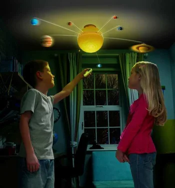 Eureka Toys - Lichtgevend Zonnestelsel (Op Afstand Bestuurbaar)