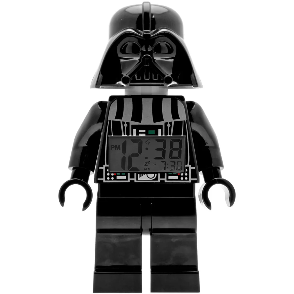 LEGO Star Wars: Klok in de vorm van een Darth Vader-minifiguur Afbeelding 1