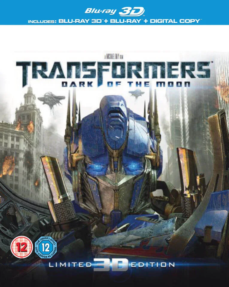 Transformers 3: Dark of the Moon 3D (3D Blu-Ray, 2D Blu-Ray en Digital Copy) Afbeelding 1