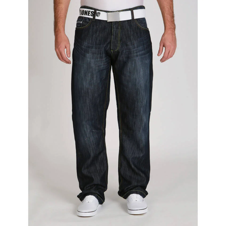 Smith & Jones Men's Furio Jeans - Dark Wash - 30S - Dark Wash Afbeelding 1