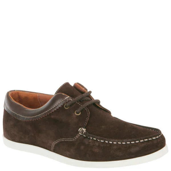 Pointer Men's Saha Trainers - Dark Brown - 7 - Dark Brown Afbeelding 1