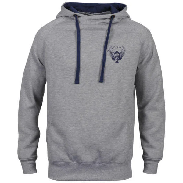 Ringspun Men's Broker Hoody - Grey Marl - S - Grijs Afbeelding 1