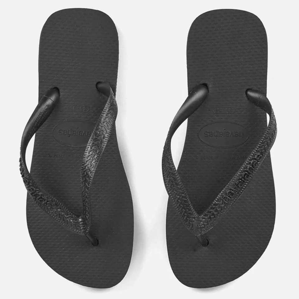 Havaianas Top Flip Flops - Black - EU 35-36/UK 2-3 Afbeelding 1