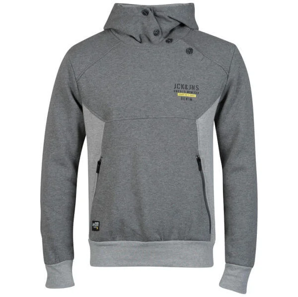 Jack & Jones Men's Laborc Sweatshirt - Grey Marl - S - Grijs Afbeelding 1