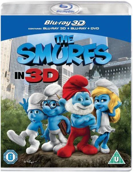 De Smurfen 3D (Blu-Ray en DVD) Afbeelding 1