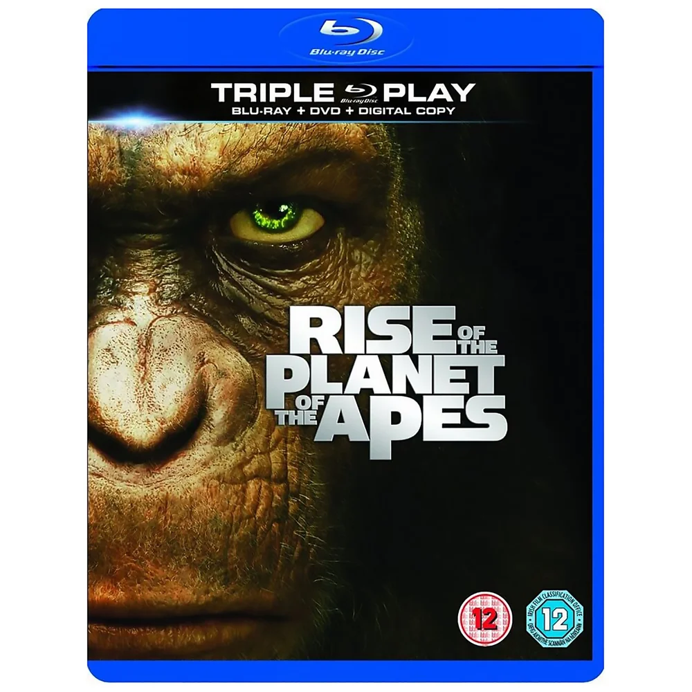 Rise of the Planet of the Apes - Triple Play (Blu-Ray, DVD en digitale kopie) Afbeelding 1