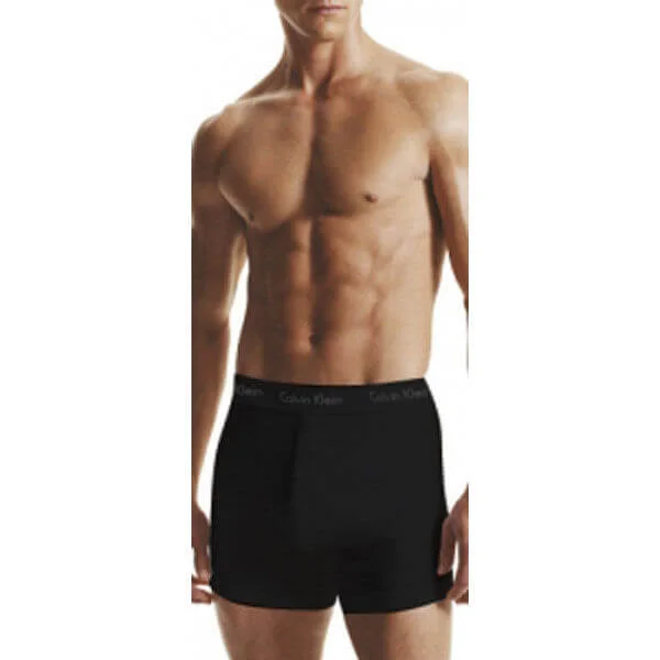 CALVIN KLEIN CLASSIC BUTTON FLY BOXER BRIEF - BLACK - M - Zwart Afbeelding 1