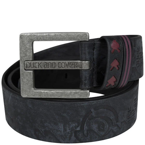 Duck and Cover Chevron Belt - S - Zwart Afbeelding 1