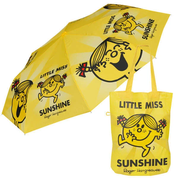 Little Miss Sunshine Tote Bag & umbrella set Afbeelding 1