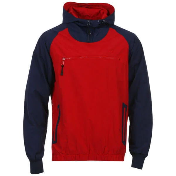 Boxfresh Men's Bade Jacket - Red/Navy - XS Afbeelding 1