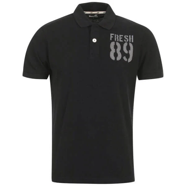 Boxfresh Men's Kacela Polo Shirt - Black - XS - Zwart Afbeelding 1