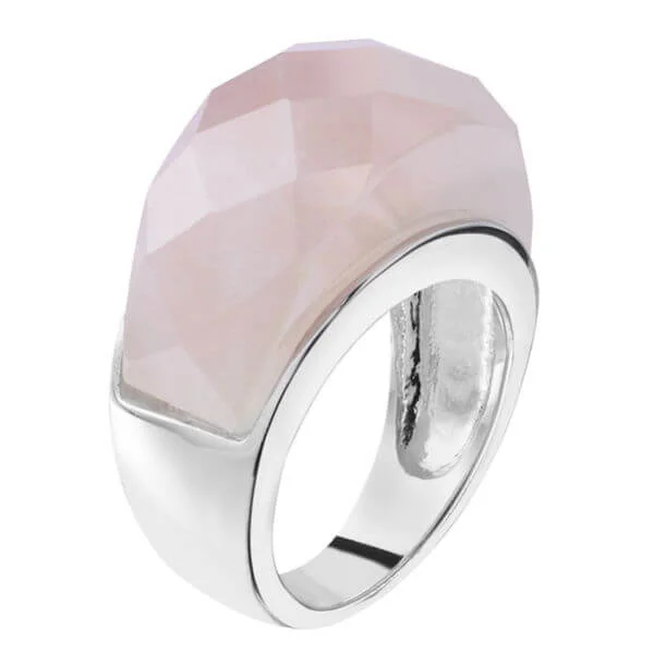 Rose Quartz Drop Ring - J Afbeelding 1