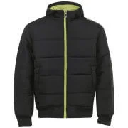 Sonneti Men's Toasty Windrunner Coat - Black/Green - S - Black/Green Afbeelding 1