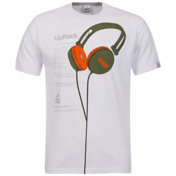 Addict Men's Uprock T-Shirt - White - S - Wit Afbeelding 1