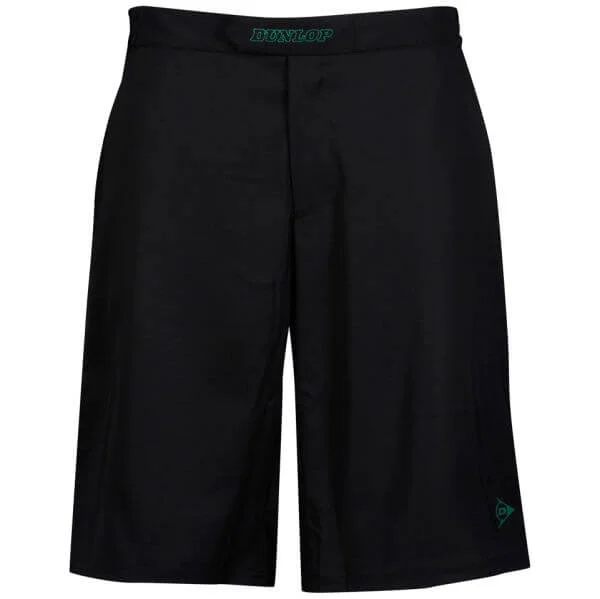 Dunlop Men's Player Tech Shorts - Black/Green - S - Black/Green Afbeelding 1