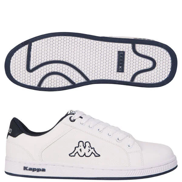 Kappa Men's Maresas Trainer - White/Navy - 7 - White/Navy Afbeelding 1