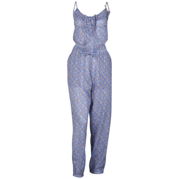 Pepe Women's Ava Printed Strappy Jumpsuit - Blue Multi - XS - Blue Multi Afbeelding 1