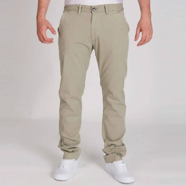 Pepe Men's Blyth Chino Trousers - Grout - 30R - Grout Afbeelding 1