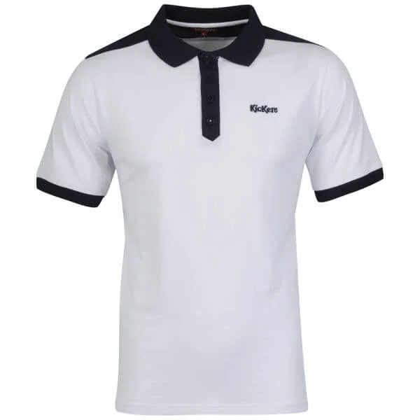 Kickers Men's Touchline Polo - White - S Afbeelding 1