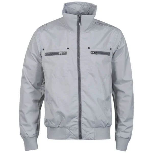 Bench Men's Ipo Zip Thru Jacket - Grey - S - Grijs Afbeelding 1