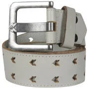 Duck and Cover Men's Chevron Buckle Belt - M - Grijs Afbeelding 1