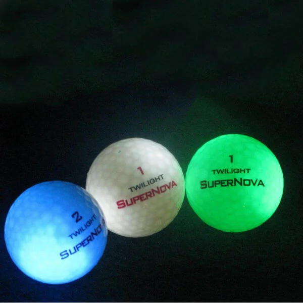 Twilight Supernova Glowing Tracer Golf Balls - Pack of 3 Afbeelding 1